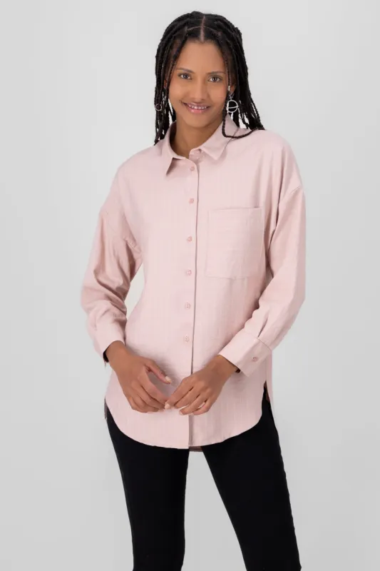 Camisa over rayas sold by Shasa