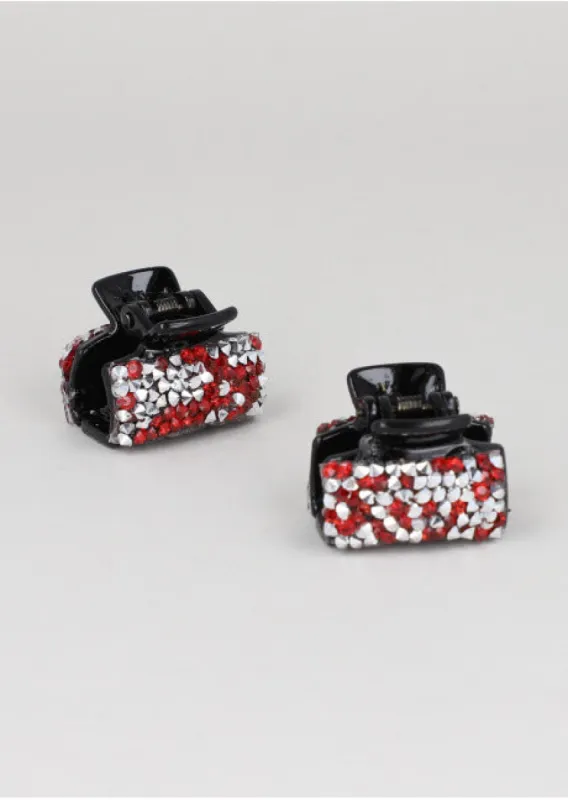 2 P Pinza Mini Glitter Roca sold by Shasa