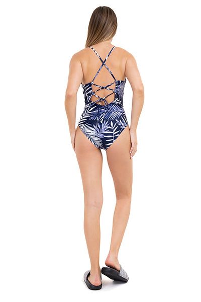 Traje de baño lace up tropical sold by Shasa product image thumbnail 4