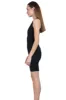 Vestido mini liso cuello redondo sold by Shasa
