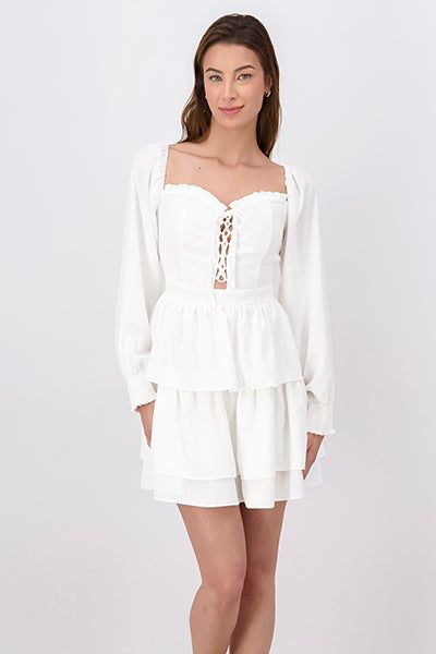 Vestido mini escote plisado sold by Shasa product image thumbnail 2