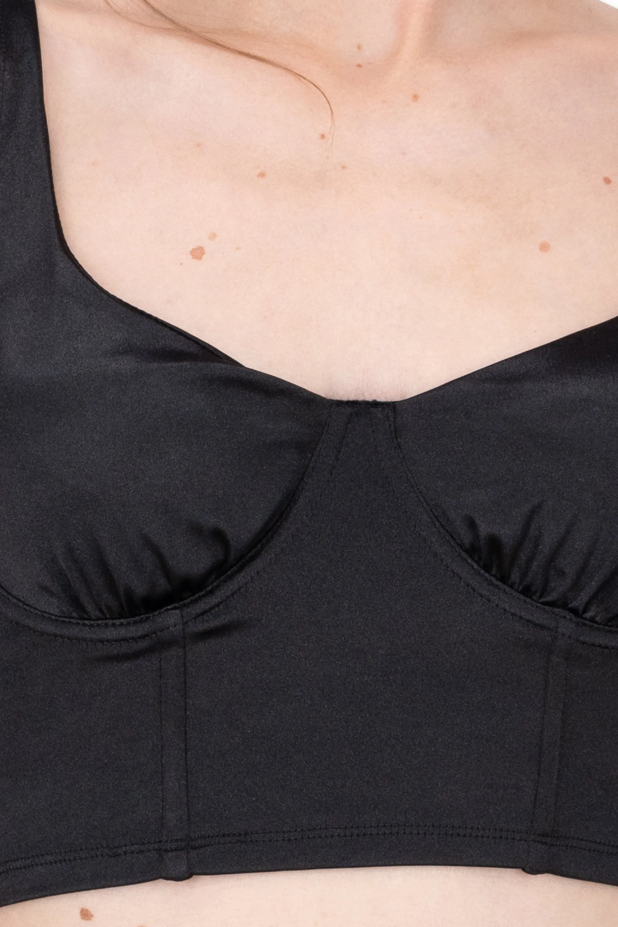 Top corset copas satin sold by Shasa product image thumbnail 5