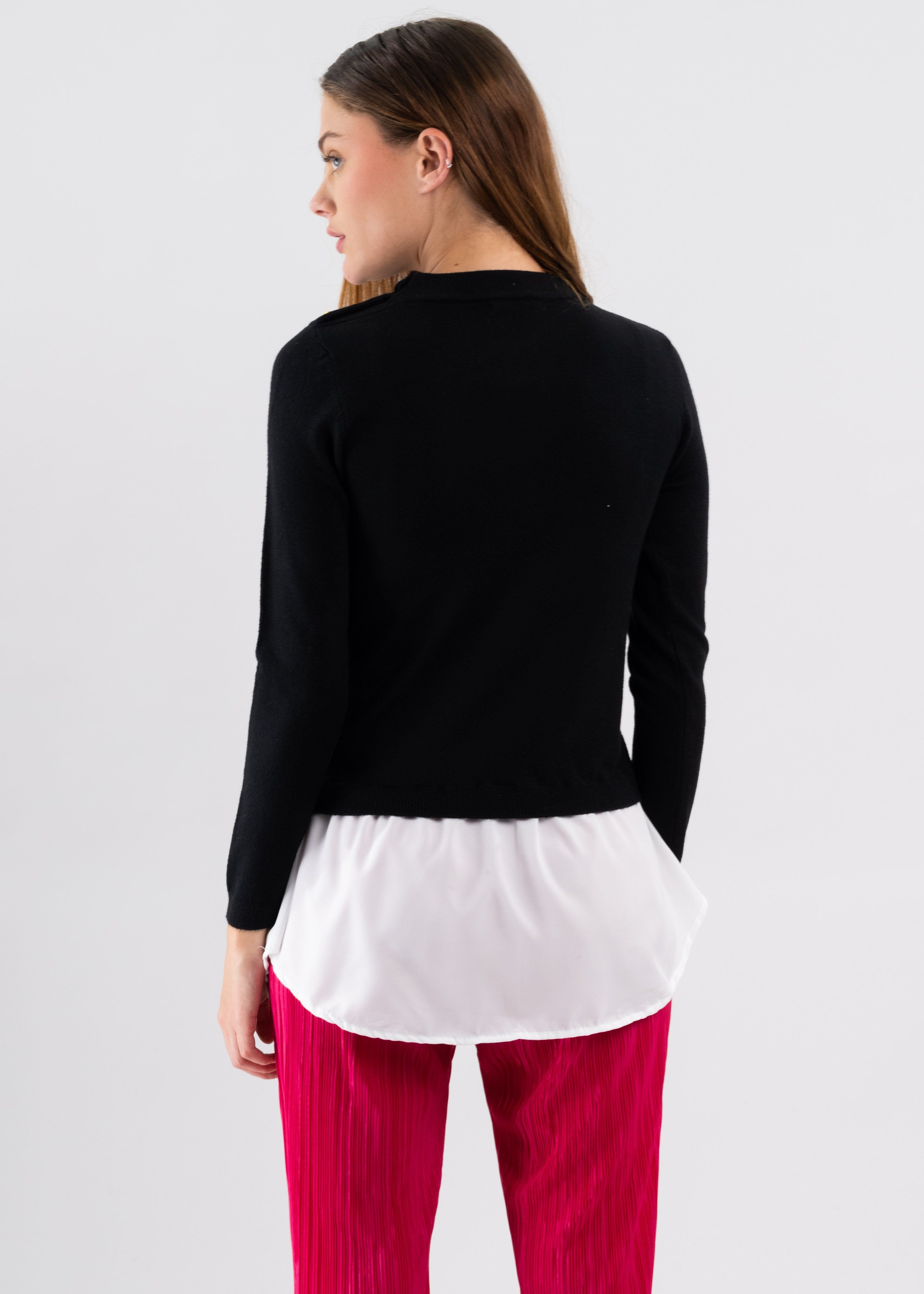 Suéter Cuello Alto Simulación Camisa sold by Shasa product image thumbnail 4