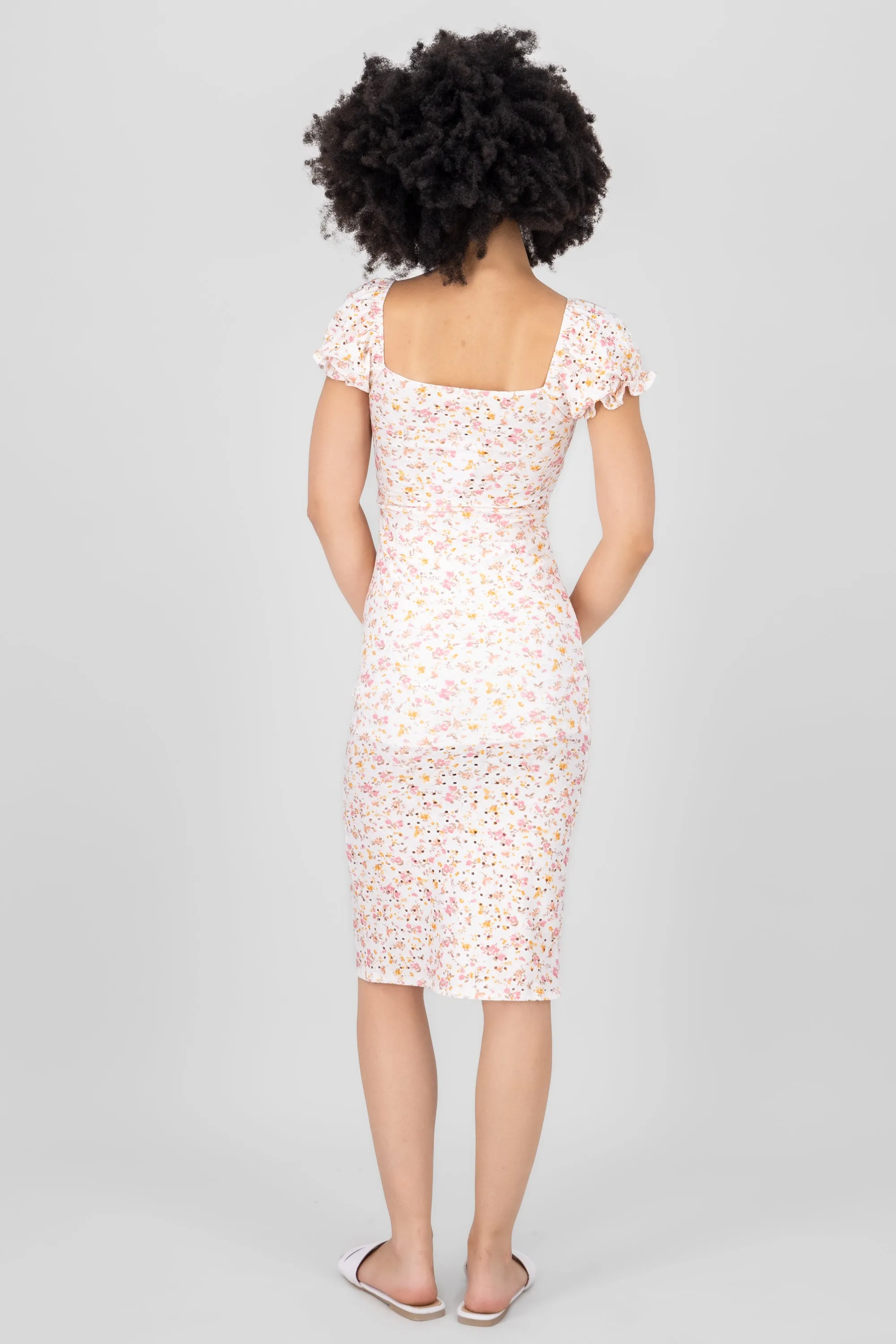 Vestido midi con estampado flores sold by Shasa product image thumbnail 4