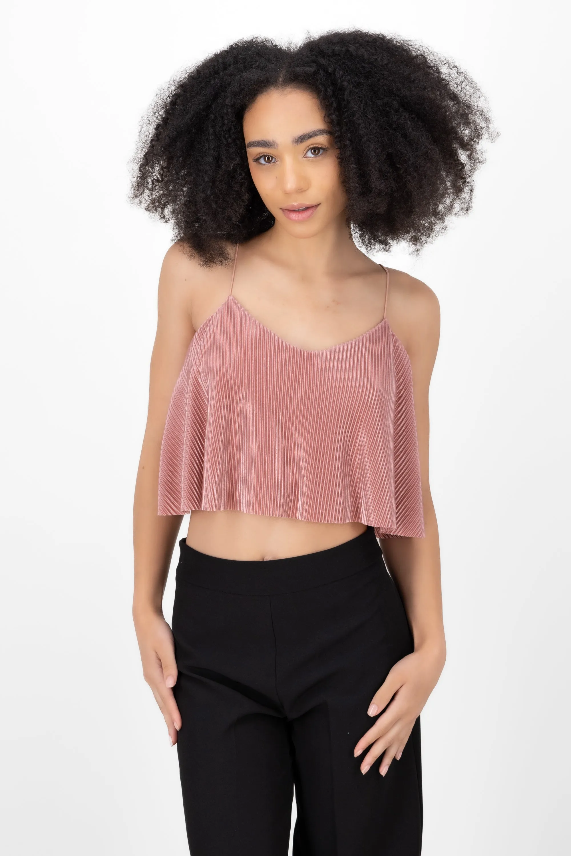 Top Crop Tejido Plisado Tirantes sold by Shasa product image thumbnail 2