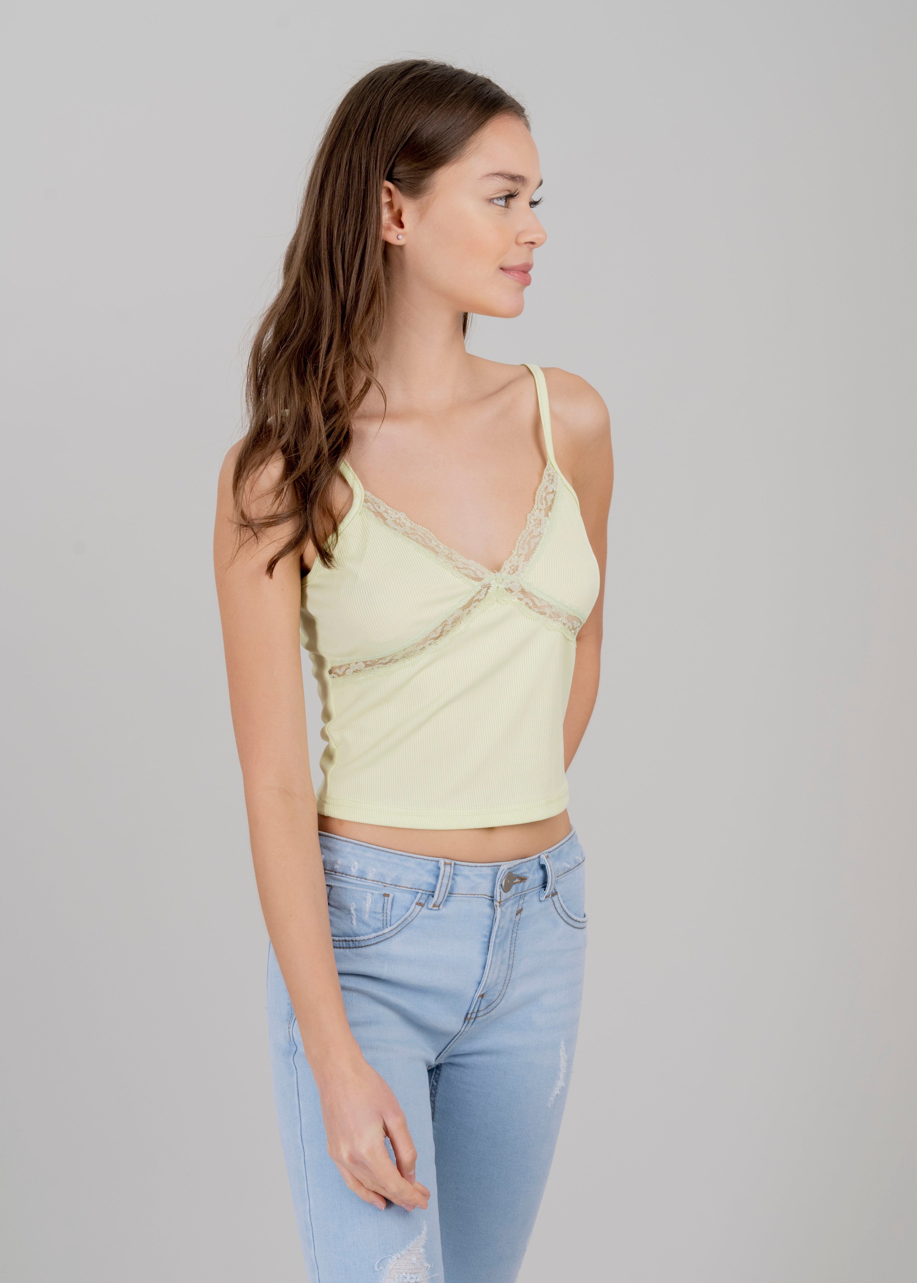 Top acanalado encaje sold by Shasa product image thumbnail 3