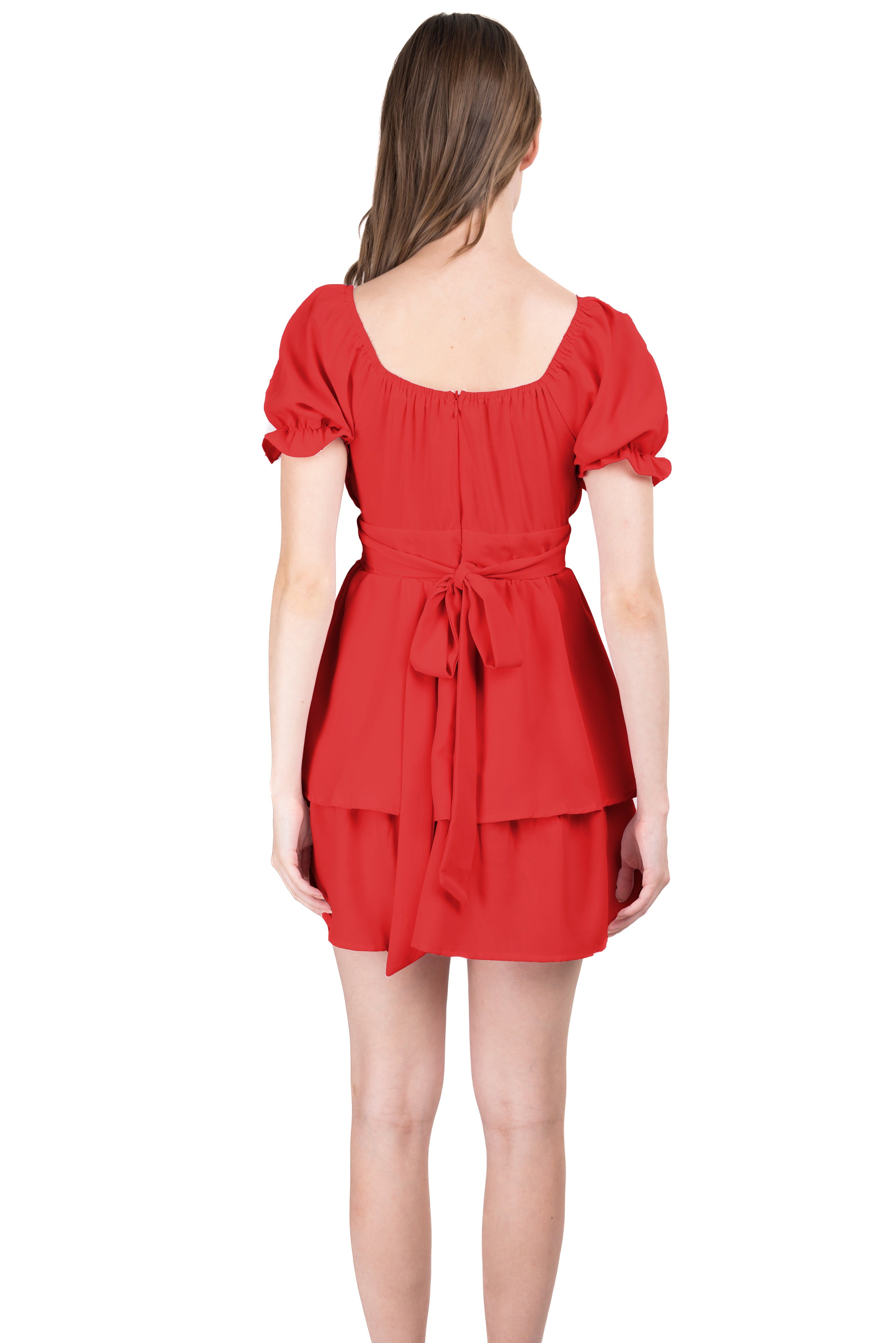 Vestido Mini Capas Moño sold by Shasa product image thumbnail 4