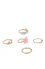 Set 5 anillos mariposa sold by Shasa