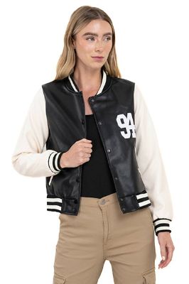 Chamarra bomber efecto piel 94 sold by Shasa