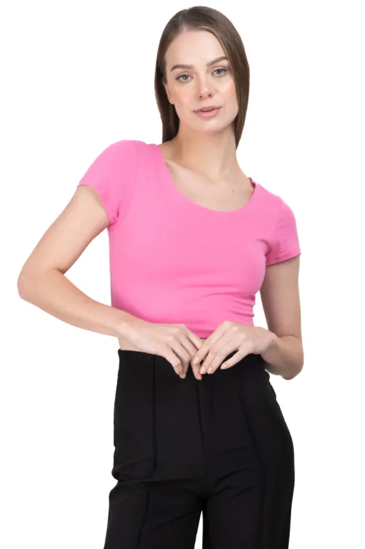 Playera crop manga corta sold by Shasa