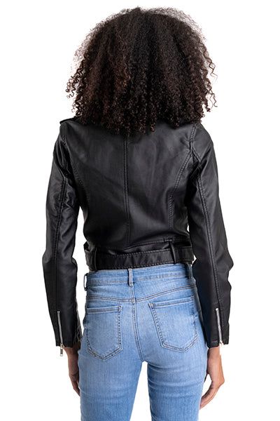 Chamarra biker efecto piel cierre sold by Shasa product image thumbnail 5
