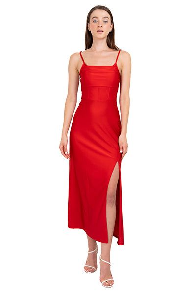 Vestido maxi satinado costuras sold by Shasa product image thumbnail 2