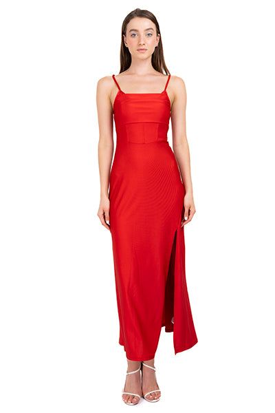 Vestido maxi satinado costuras sold by Shasa product image thumbnail 5