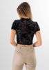 Top Mesh Flores Flock sold by Shasa