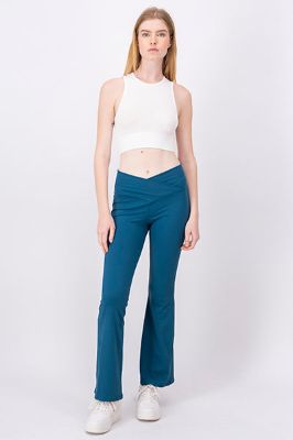 Leggings flared pretina cruzada sold by Shasa