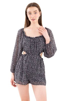 Romper abertura cintura floreado sold by Shasa