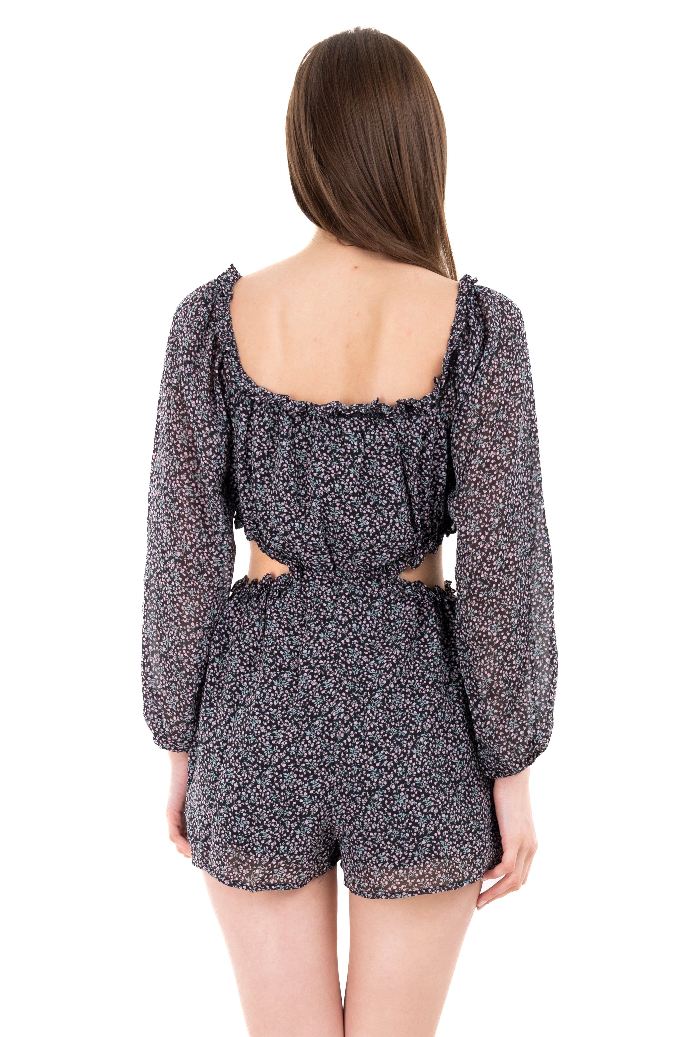 Romper abertura cintura floreado sold by Shasa product image thumbnail 4