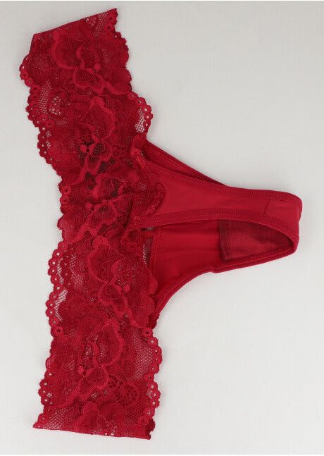 Tanga Monocolor Borde Encaje sold by Shasa product image thumbnail 2