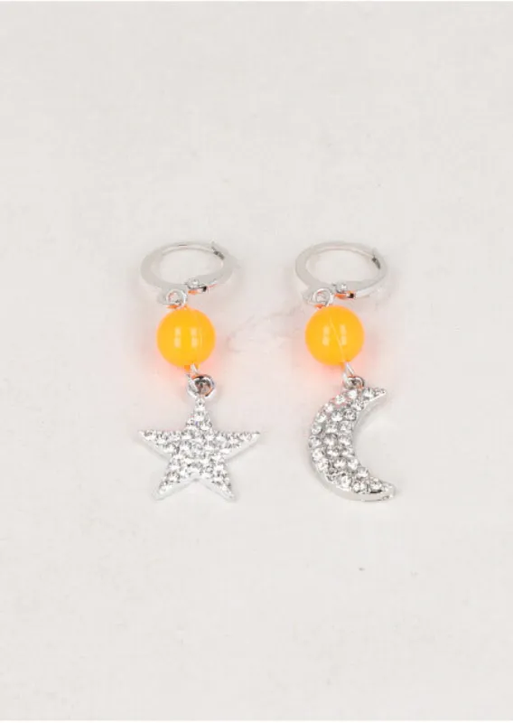 Aretes Luna Estrella Brillos sold by Shasa