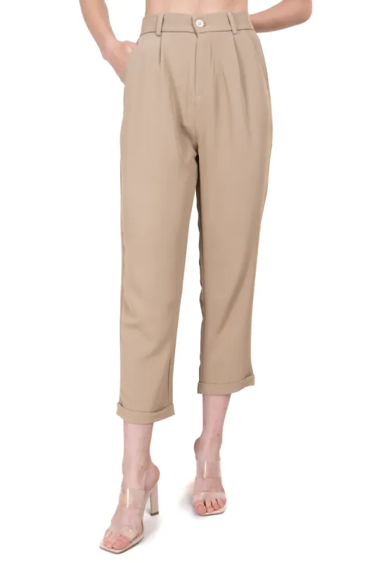 Pantalón recto bolsillos liso sold by Shasa