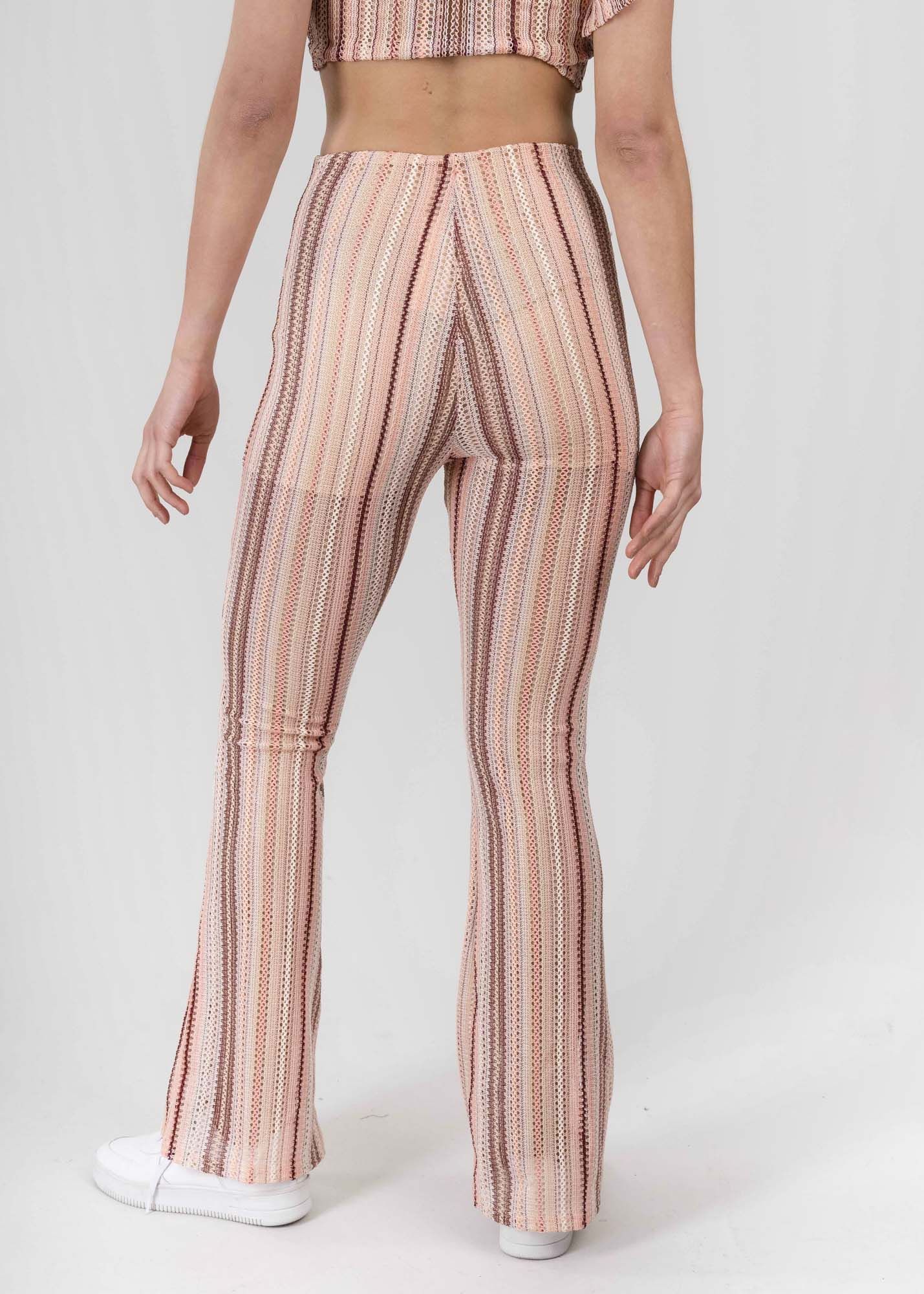 Pantalón flare crochet sold by Shasa product image thumbnail 4