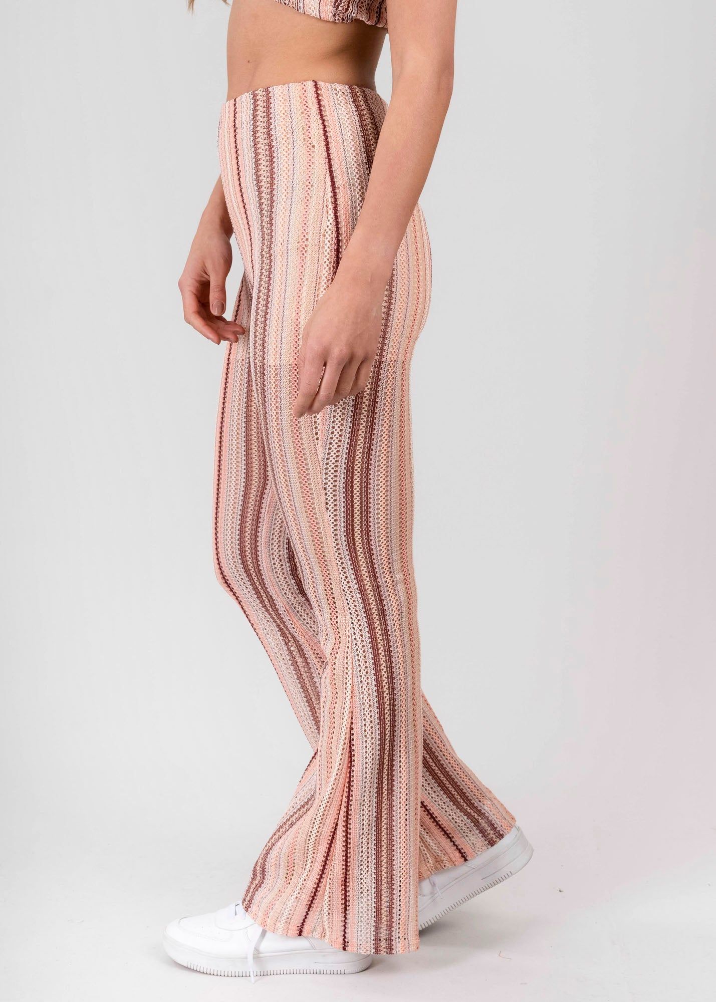 Pantalón flare crochet sold by Shasa product image thumbnail 3