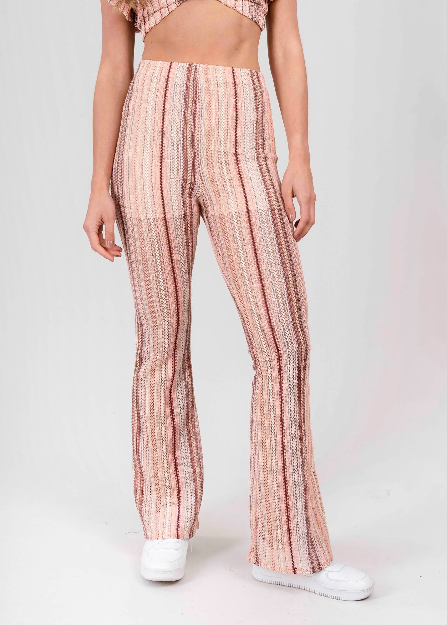 Pantalón flare crochet sold by Shasa product image thumbnail 2