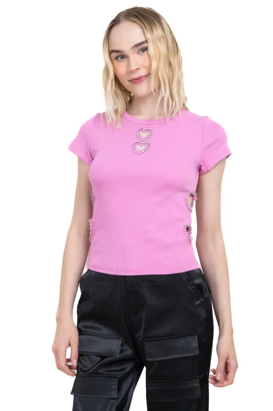 Top aberturas corazones brillos sold by Shasa
