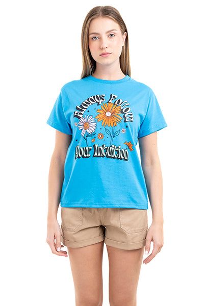 Playera flores always sold by Shasa product image thumbnail 2