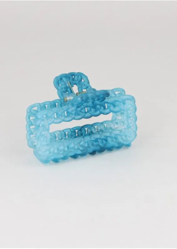 Pinza cabello rectangular cadena sold by Shasa