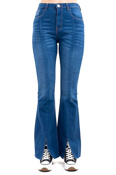 Jeans flare abertura delantera sold by Shasa product image thumbnail 5