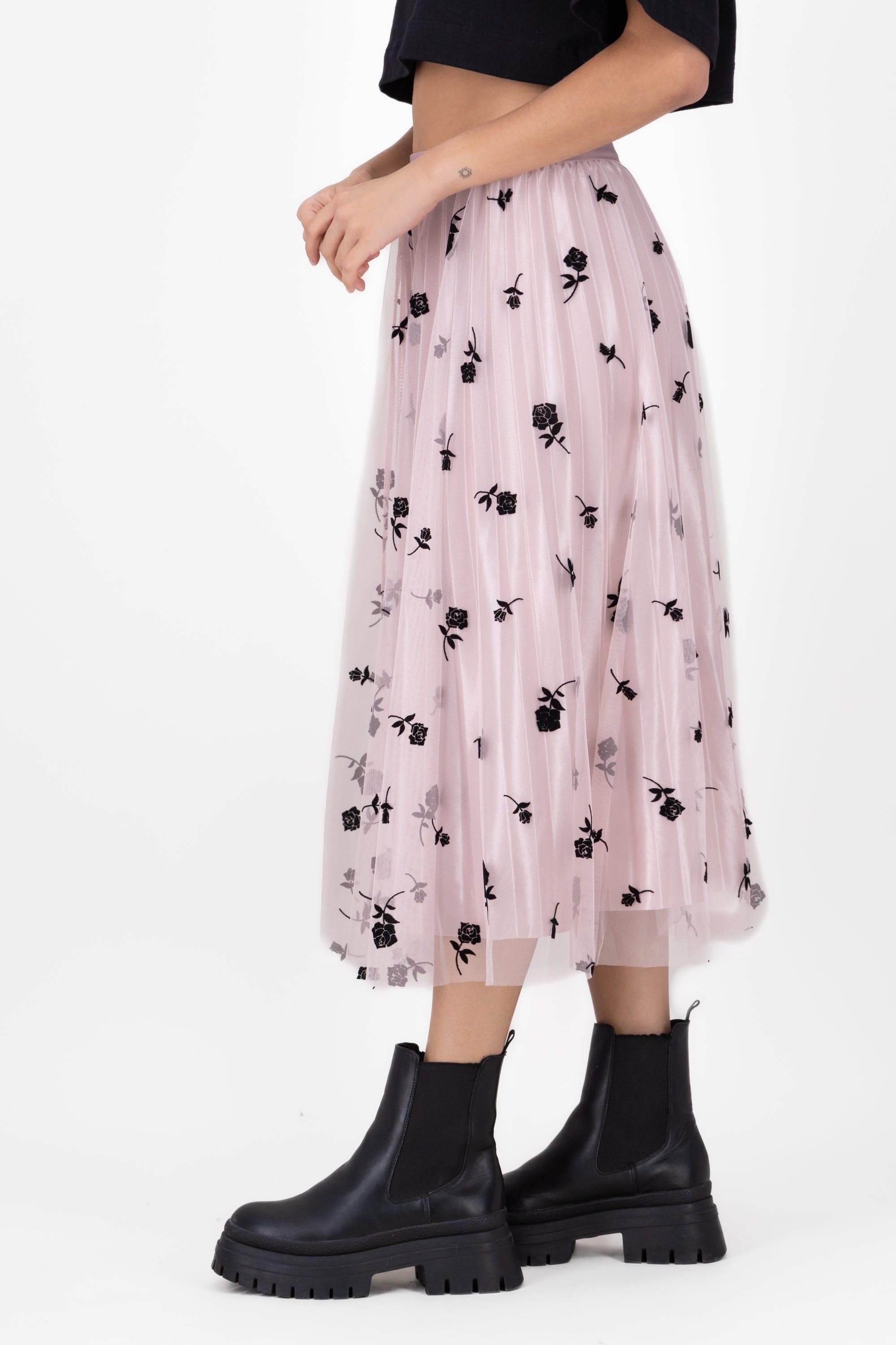 Falda Tulle Con Estampado De Rosas sold by Shasa product image thumbnail 3