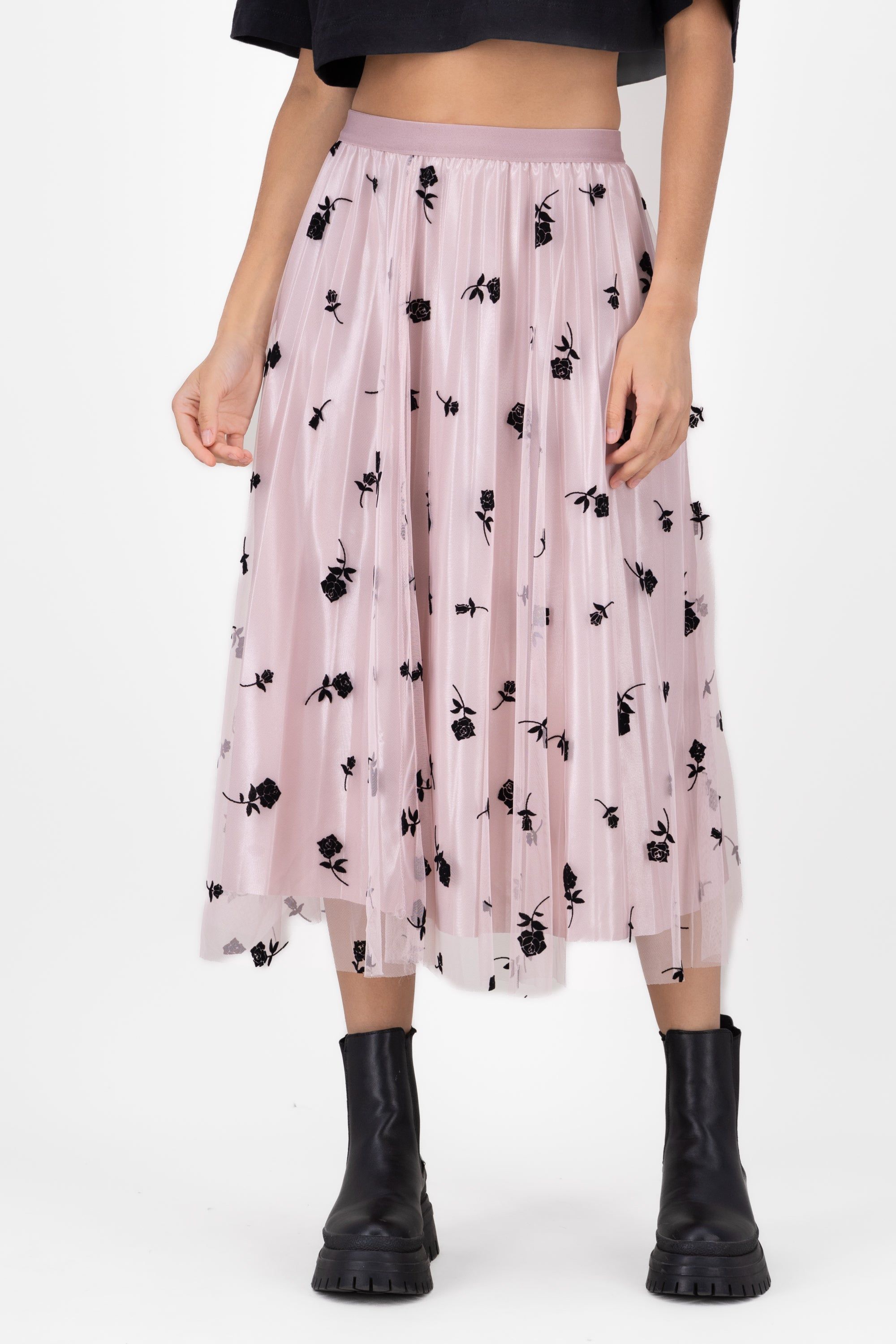 Falda Tulle Con Estampado De Rosas sold by Shasa product image thumbnail 2