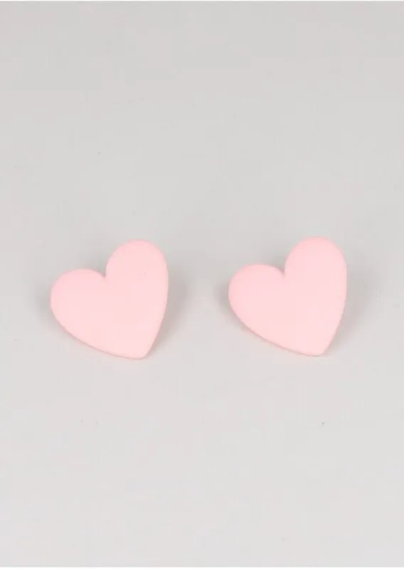 Aretes Stud Corazón sold by Shasa