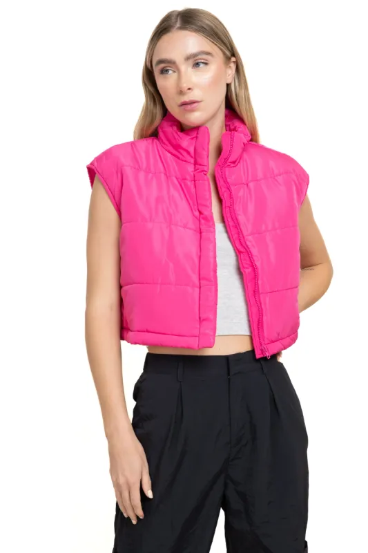 Chaleco puffer capitonado sold by Shasa