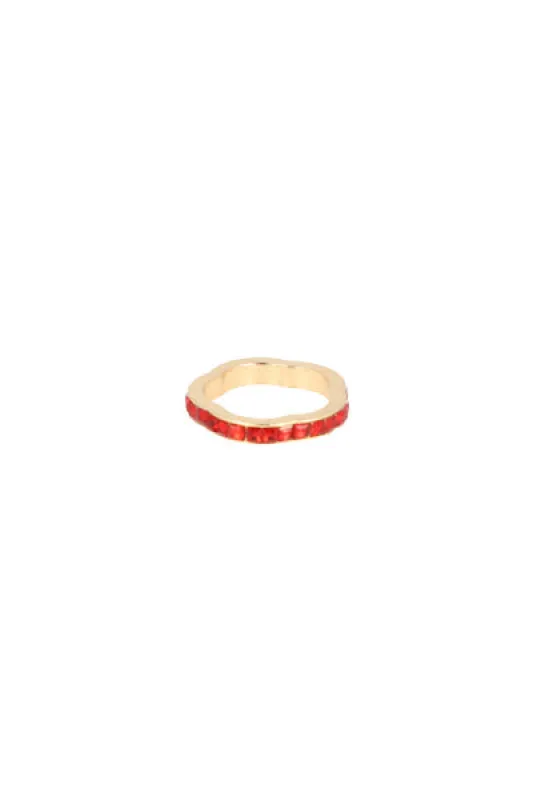 Anillo Linea Brillos Color sold by Shasa