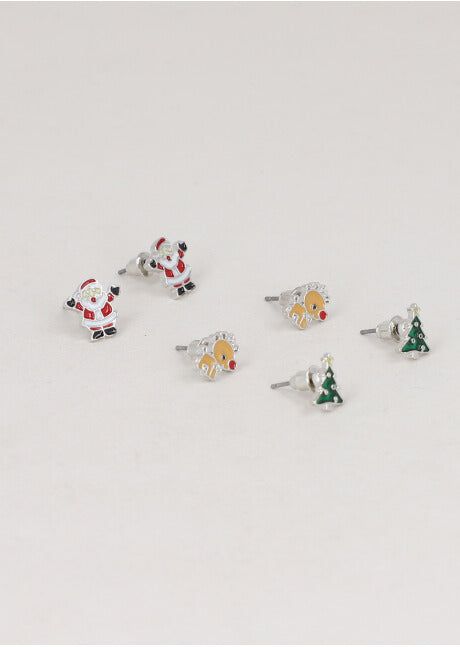 Set 3 Pares Aretes Navidad sold by Shasa product image thumbnail 2