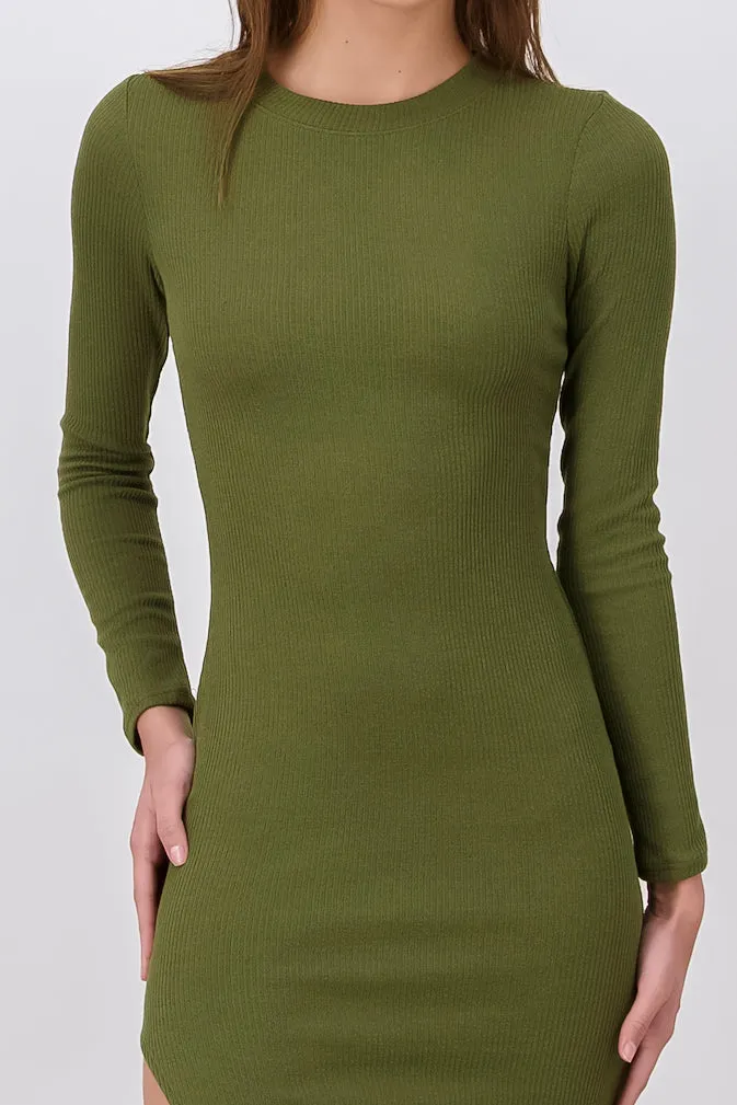 Vestido midi acanalado abertura sold by Shasa product image thumbnail 5