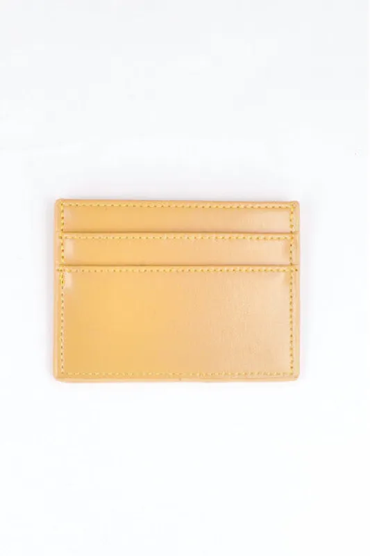 Tarjetero Efecto Piel Monocolor sold by Shasa