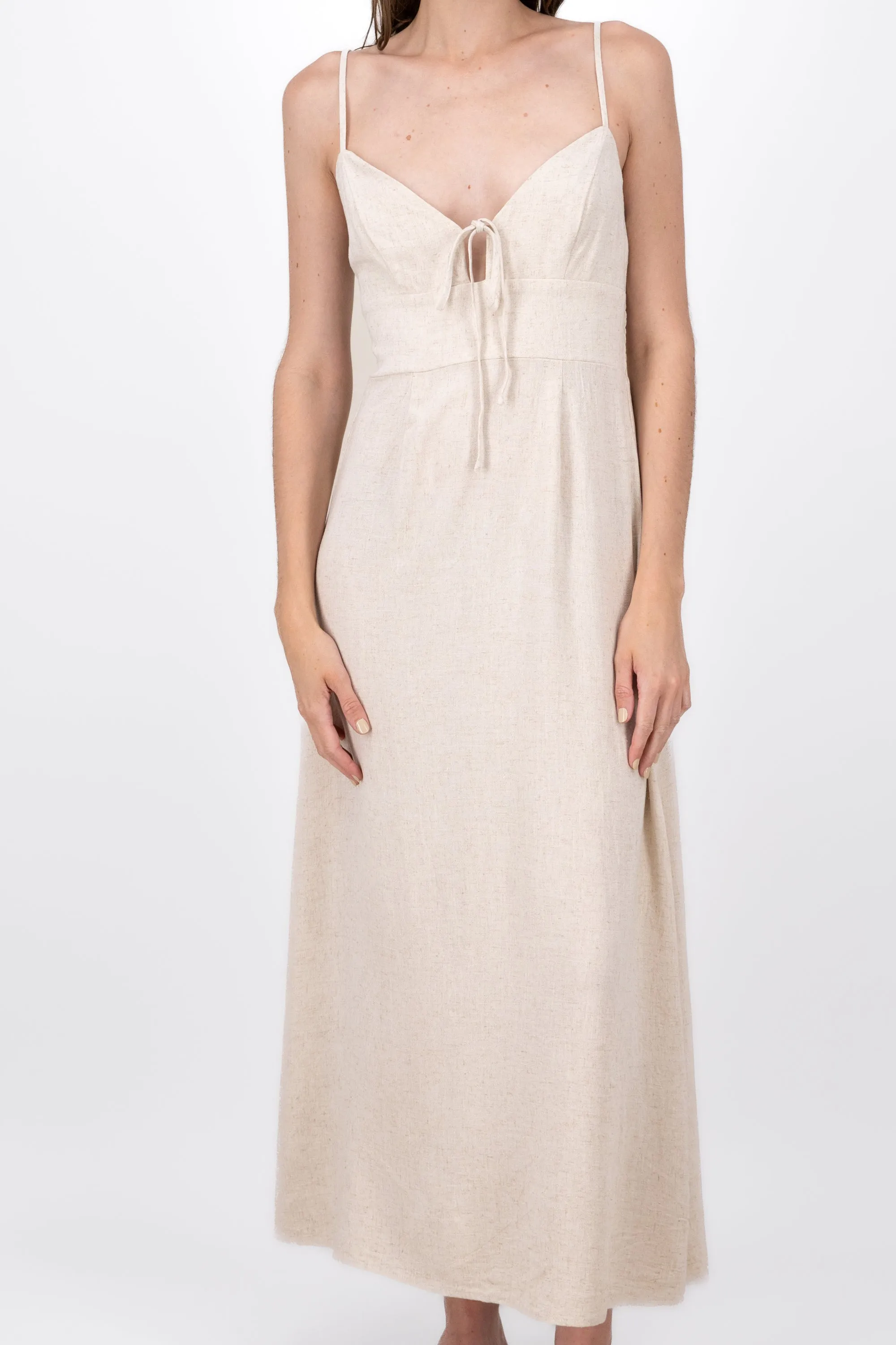 Vestido Maxi Lino Con Tirantes Delgados Hypsters sold by Shasa product image thumbnail 5