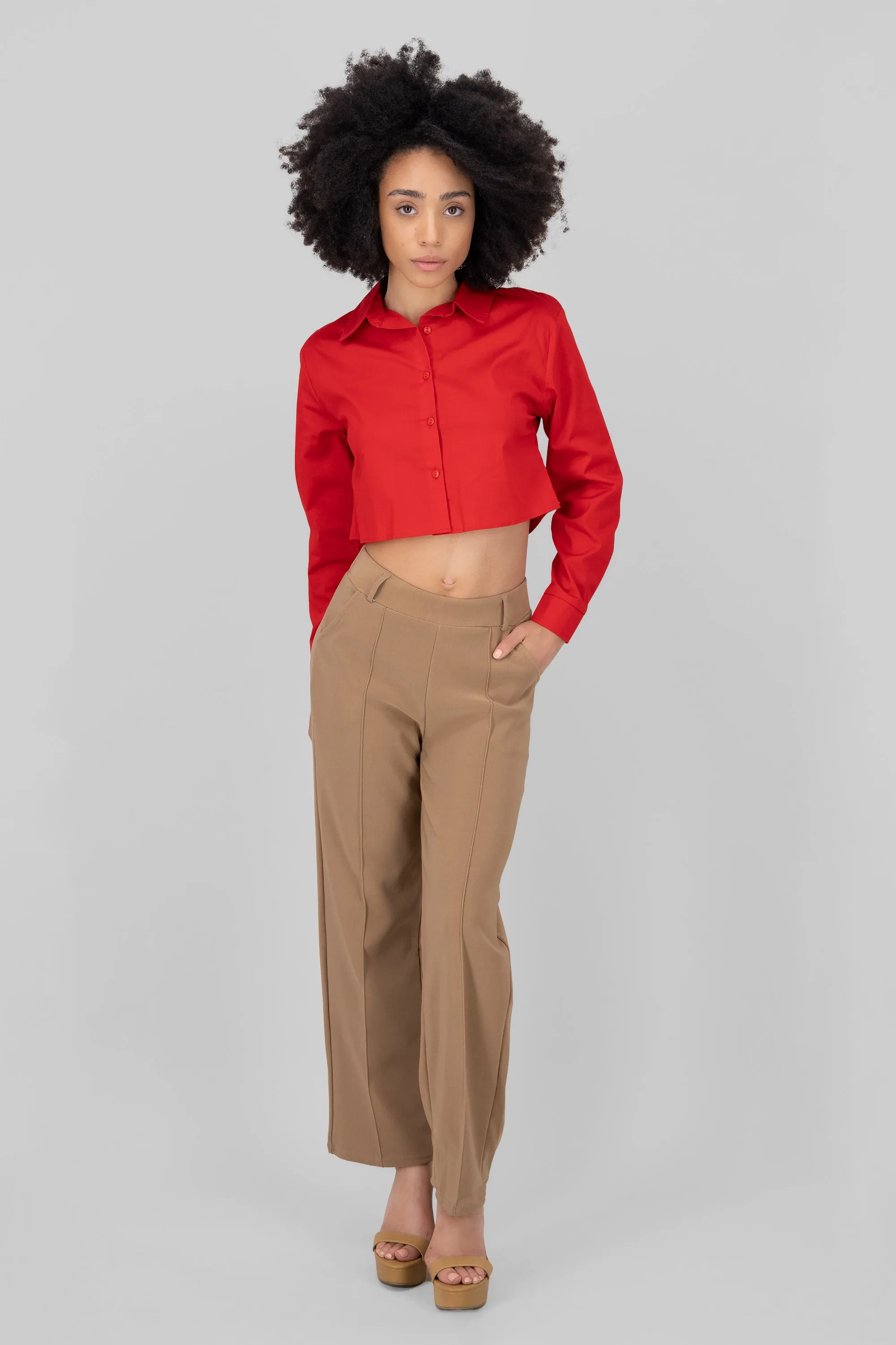 Pantalon Cintura Alta Liso sold by Shasa