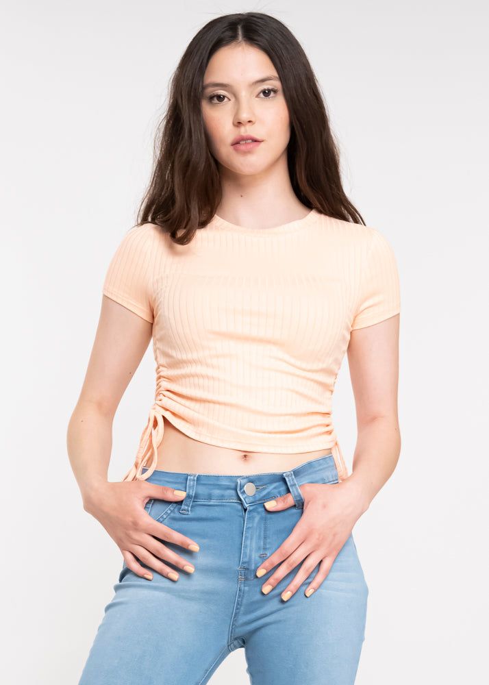 Top manga corta jaretas laterales sold by Shasa