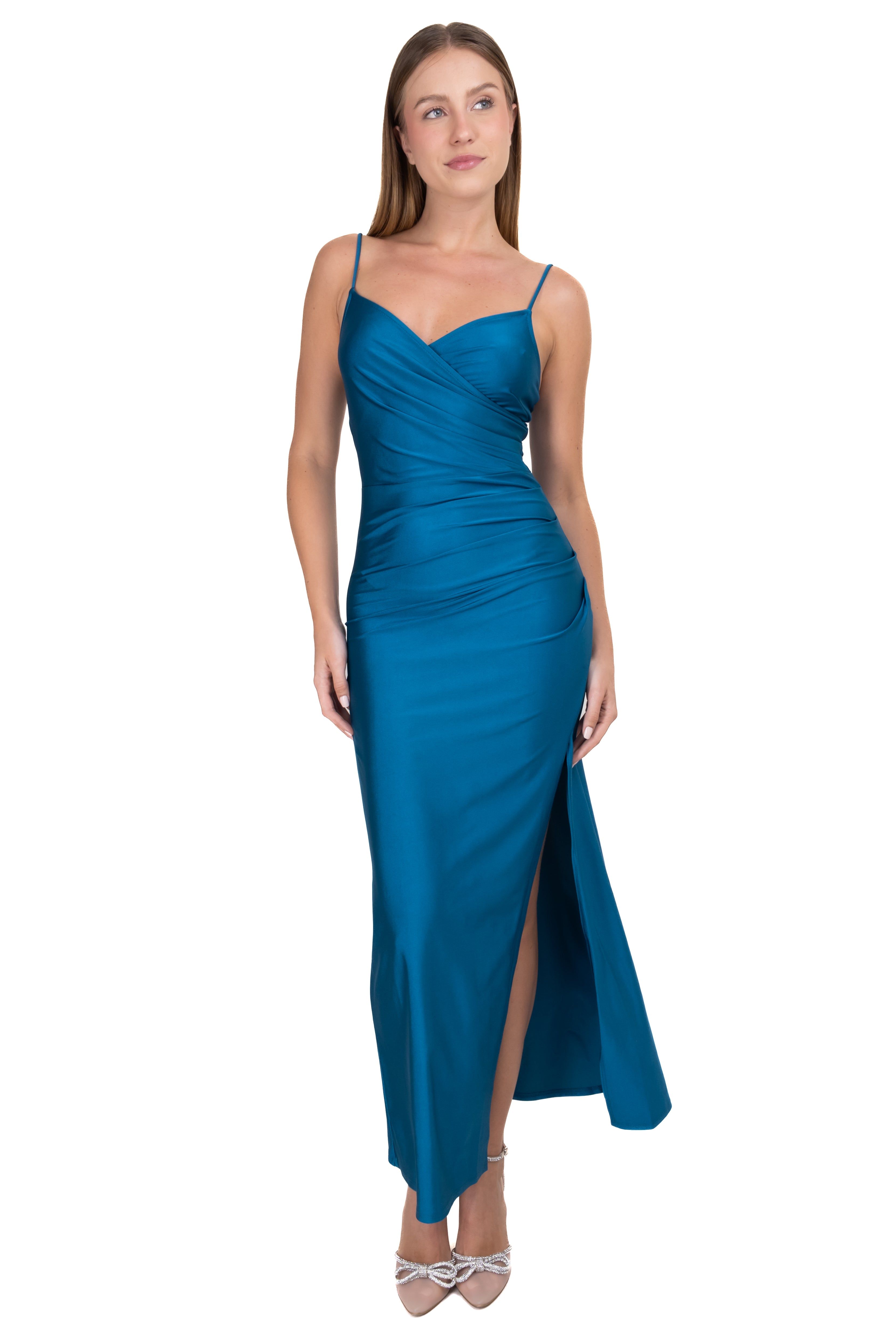 Vestido midi cruzado abertura sold by Shasa product image thumbnail 2