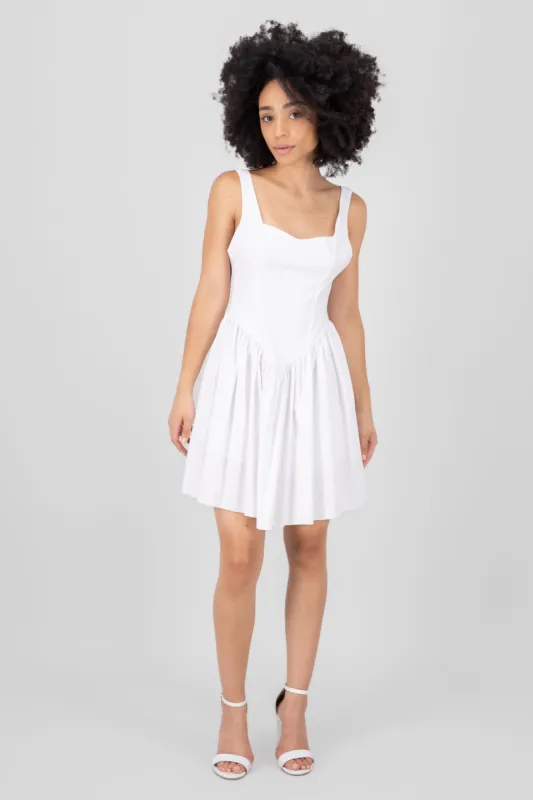 Vestido plisado popelina sold by Shasa