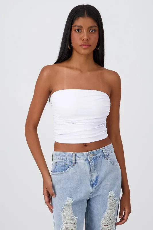 Top Tubo Strapless Drapeado sold by Shasa