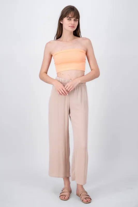 Pantalón Wide Leg Cintura Elástico sold by Shasa