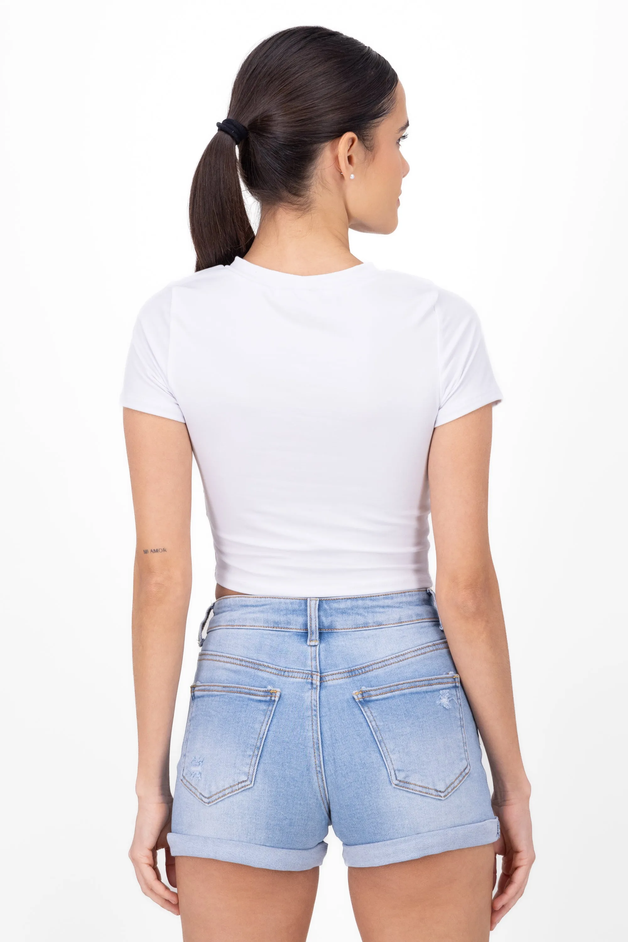 Playera moño encaje sold by Shasa product image thumbnail 4