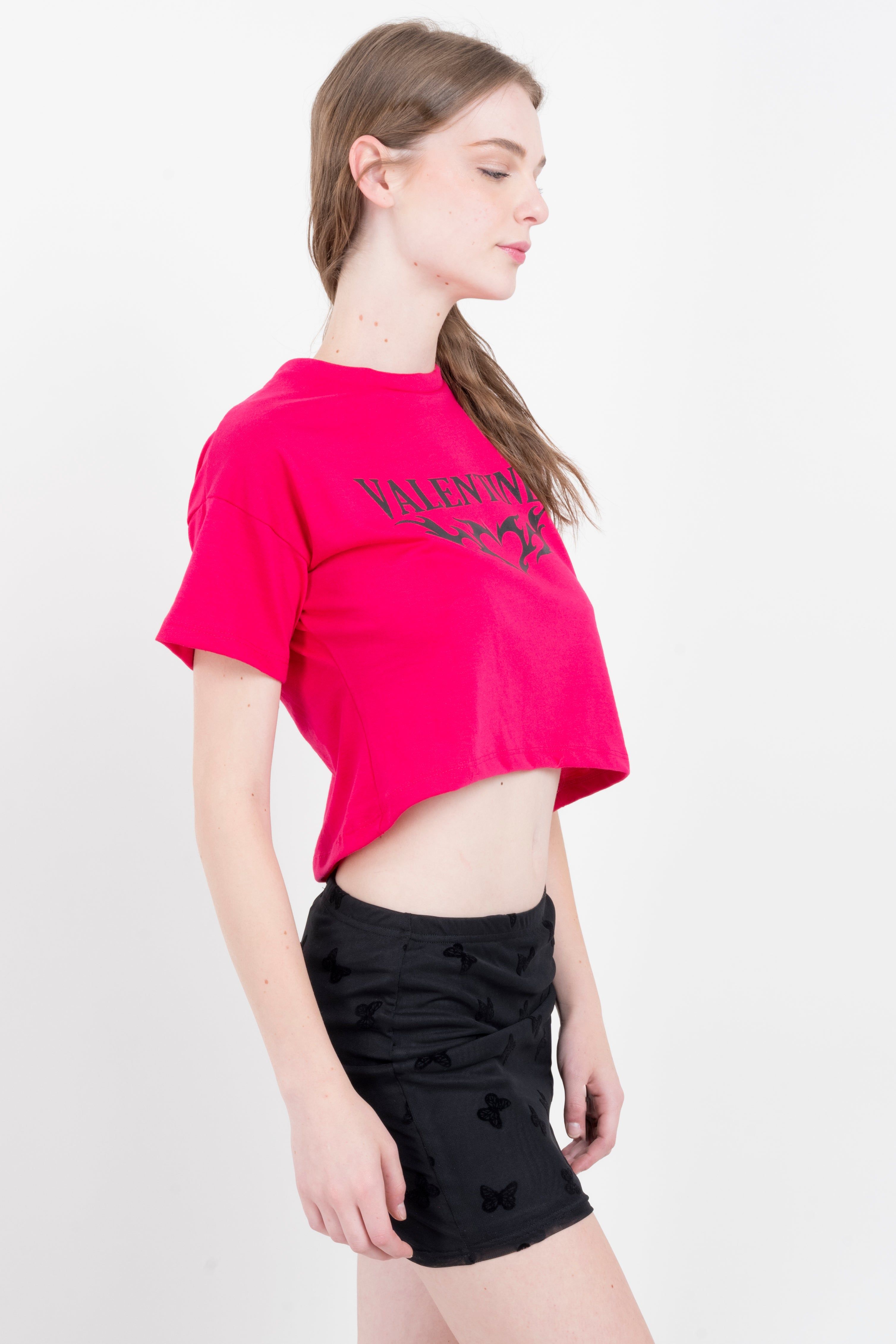 Playera crop Valentines sold by Shasa product image thumbnail 3