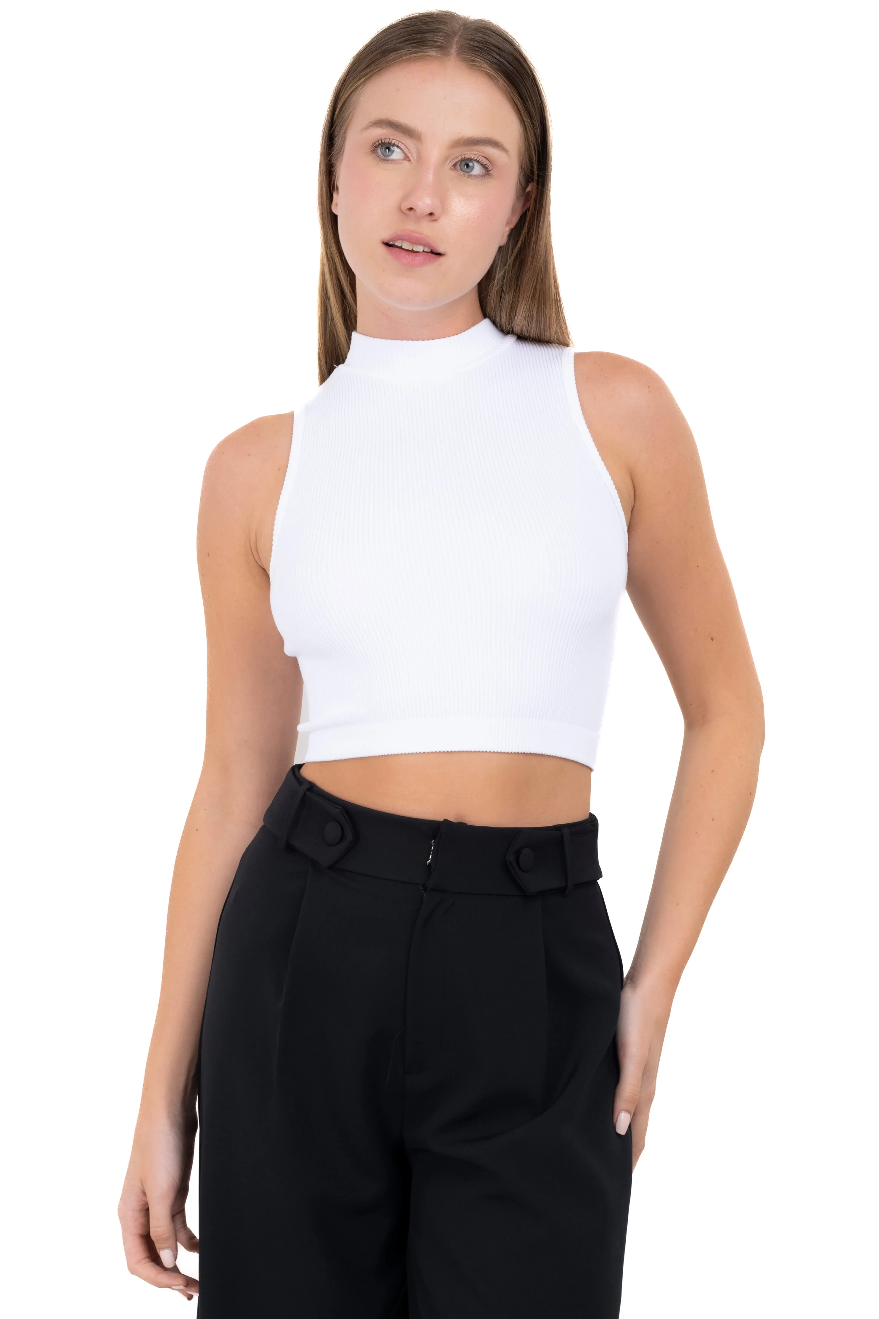 Top acanalado cuello redondo sold by Shasa product image thumbnail 2