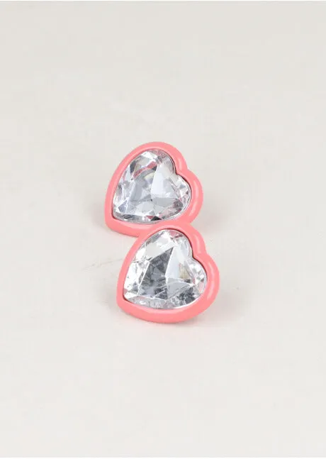 Aretes Corazon Cristal Orilla sold by Shasa product image thumbnail 2